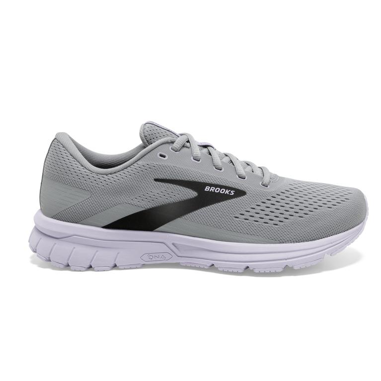 Brooks Signal 3 Road Running Shoes - Women's - Grey/Lavender Blue/Metallic Black (17349-MNKE)